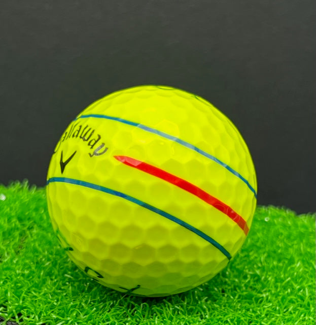 2 Dozen . 360 Degree Triple Track Grade 5A Yellow free shipping