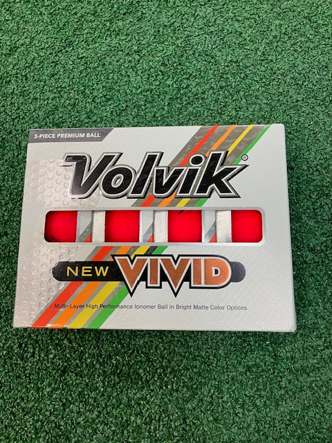 1 Dozen Vivid Red (NEW Balls)
