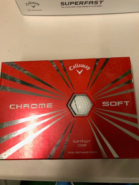 1 dozen New Chrome Soft White These are new balls