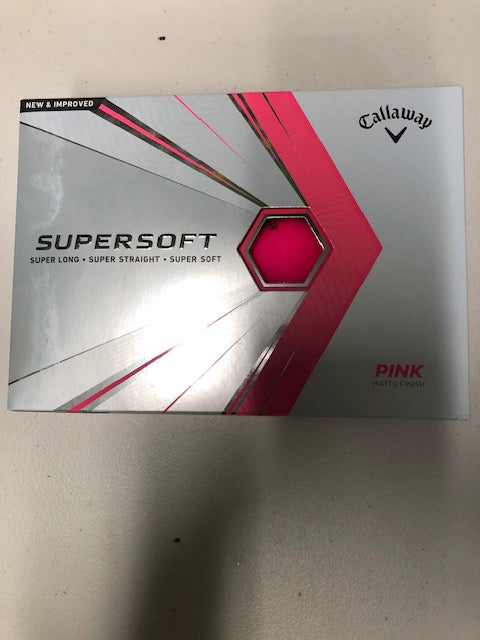 2 Dozen New Supersoft Matte Pink ( These are new balls