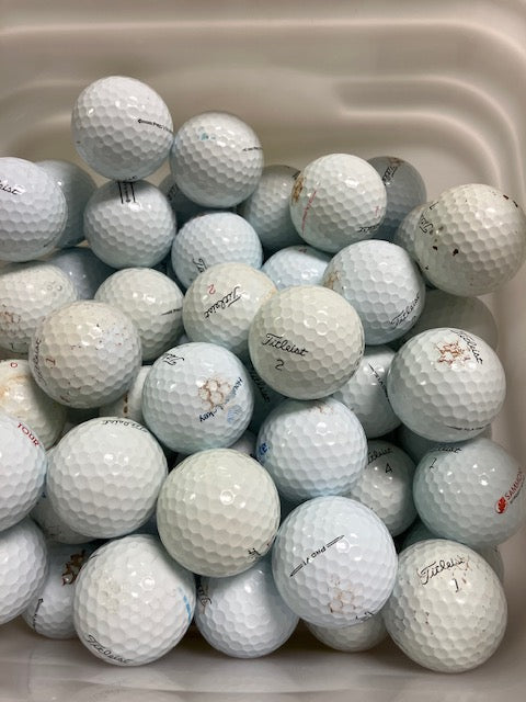 100 titleist Prov1's Scuffs Free Shipping