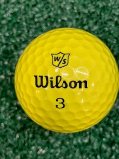 1 Dozen Wilson Staff Model Yellow