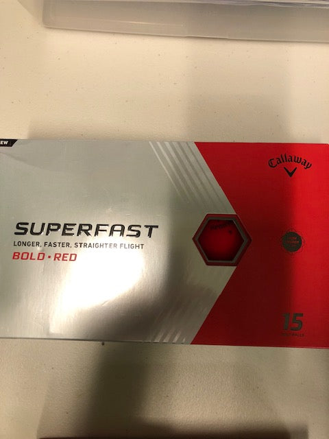 15 Pack Superfast Red Matte Balls ( NEW )