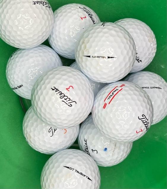 100 Titleist Mix White 5A Grade Free Shipping