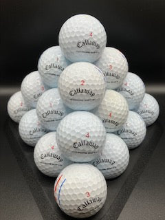 3 Dozen Chrome Soft Triple Track white & Bonus Balls