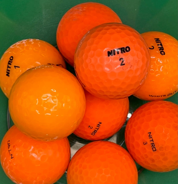 100  Ultimate Distance Orange 5A Grade Free Shipping